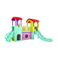 زحليقة كبيرة للاطفال مع ممر طويل، متسلق، نفق، مساح...