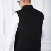 سديري دبل فيس لون اسود للرجال