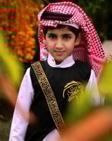 سديري عيد ولادي لون اسود بتطريز ملكي