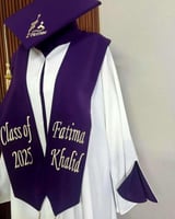 روب التخرج 2025 مطرزة بالاسم