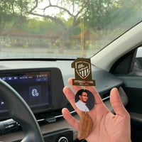 تعليقة كسرة العود بشعار الاتحاد لون ذهبي