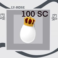بيضه الملك-king egg. قطعه (100) دوبت مي/adopt me
