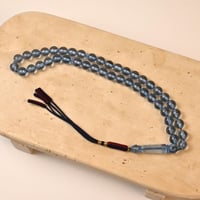 سبحة السحاب- بكلايت تفصال ، شفاف مع خيط سماوي مقاو...