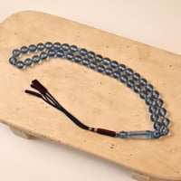 سبحة السحاب- بكلايت تفصال ، شفاف مع خيط سماوي مقاو...