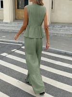 طقم قطعتين و أربطه أمامية