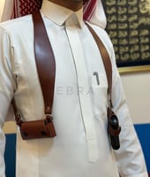 محزم مسدس نص جلد كامل – إكسسوار تراثي لمجسم