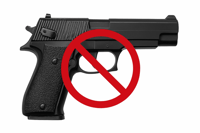 بدون مسدس زينة