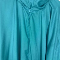 زُمرد – شرشف صلاة بسحاب باللون الأخضر التركوازي