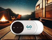 راوتر جو GO MyFi متنقل مع اشتراك 3 أشهر (إنترنت لا...