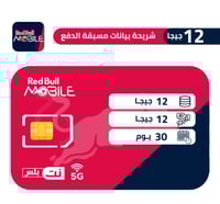 ريدبل موبايل شريحة بيانات | 12 جيجا | 30 يوم