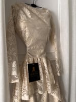 فستان شامبين جاكار بطبقات