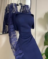 فستان سهرة كحلي