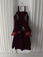 فستان مخمل انيق