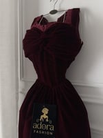 فستان مخمل دافئ