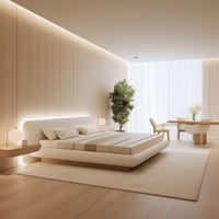 سرير عائم مودرن