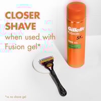 ماكينة حلاقة جيليت فيوجن 5 للرجال + عبوات شفرتين