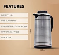 ابريق حراري فاخر معزول بتفريغ الهواء للشاي والقهوة...