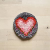 عدة إبرة النفاش شكل قلب