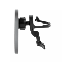 شاحن سيارة موماكس لاسلكي بقوة 15 واط - رمادي