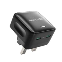 شاحن جداري راف باور بقوة 35 واط بمنفذين تايب سي بت...