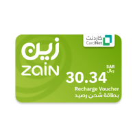 شحن رصيد زين 30.43 ريال