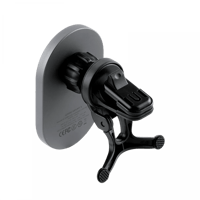 شاحن سيارة موماكس لاسلكي بقوة 15 واط - رمادي