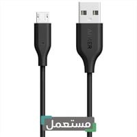 كيبل انكر باورلاين مايكرو يو اس بي 1.8 م - اسود -...