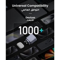 يوجرين -شاحن جداري نيكسود برو GaN بـ 3 منافذ USB-C...