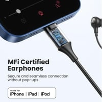 يوجرين - سماعة أذن سلكية مع مايكرفون مدمج بوصلة آي...