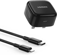 يوجرين - شاحن جداري بمنفذ USB-C وبقوة 20 واط مع سل...