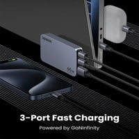 يوجرين -شاحن جداري نيكسود برو بتقنية GaN بمنفذين U...