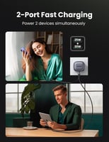 يوقرين | شاحن جداري نيكسود بقوة 45 واط بتقنية GaN...