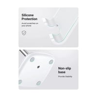 يوجرين -حامل جوال مكتبي - فضي