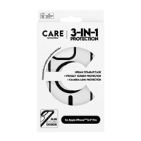 بانزر جلاس-بكج حماية CARE فلاقشيب 3 في 1 ايفون 16...