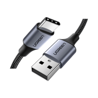 يوجرين - سلك شاحن من USB إلى USB-C مضفر بطول 3 م -...
