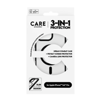 بانزر جلاس-ببكج حماية CARE فلاقشيب 3 في 1 ايفون 16...