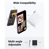 يوجرين -حامل جوال مكتبي متعدد الزوايا - أبيض