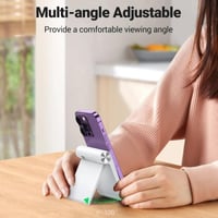 يوجرين -حامل جوال مكتبي متعدد الزوايا - أبيض