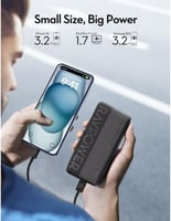 راف باور شاحن متنقل 20000 ملي أمبير أسود