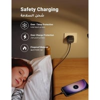 يوجرين -شاحن جداري بمنفذ USB-C بقوة 25 واط مع سلك...