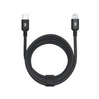 زندور كيبل | 1 متر تايب سي-لايتنق | اسود