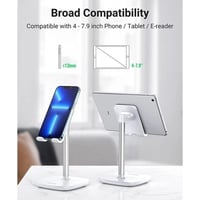 يوجرين -حامل جوال مكتبي - فضي