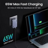 يوجرين -شاحن جداري نيكسود برو بتقنية GaN بمنفذين U...