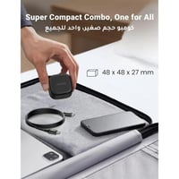 يوجرين -شاحن جداري بمنفذ USB-C بقوة 25 واط مع سلك...