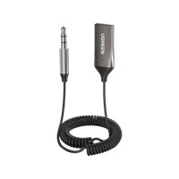 يوجرين -وصلة AUX الى بلوتوث 5.0 مع مايك - رمادي