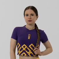 تي شيرت نسائي - بنفسجي