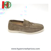 جزمة نسائي فلورا جلد شامواه صناعة ايطالية