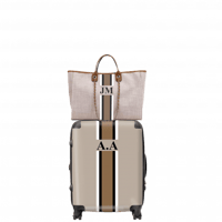 طقم شنطة يد L + شنطة سفر S ( تخصيص الحروف )