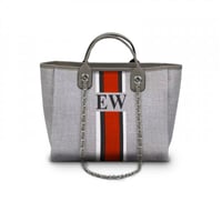 شنطة ناڤا وسط- شنطة رصاصي مخصصة: تخصيص الحروف للأن...