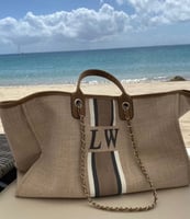 طقم شنط يد ناڤا 3 قطع S, M, L ( تخصيص الحروف )